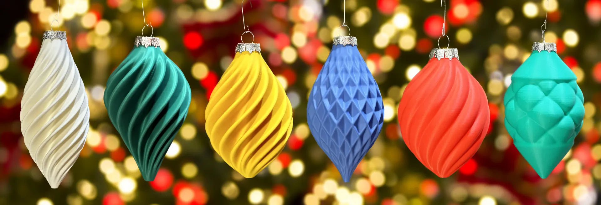 Christmas Tree Ornament Set (Vase Mode Prints)