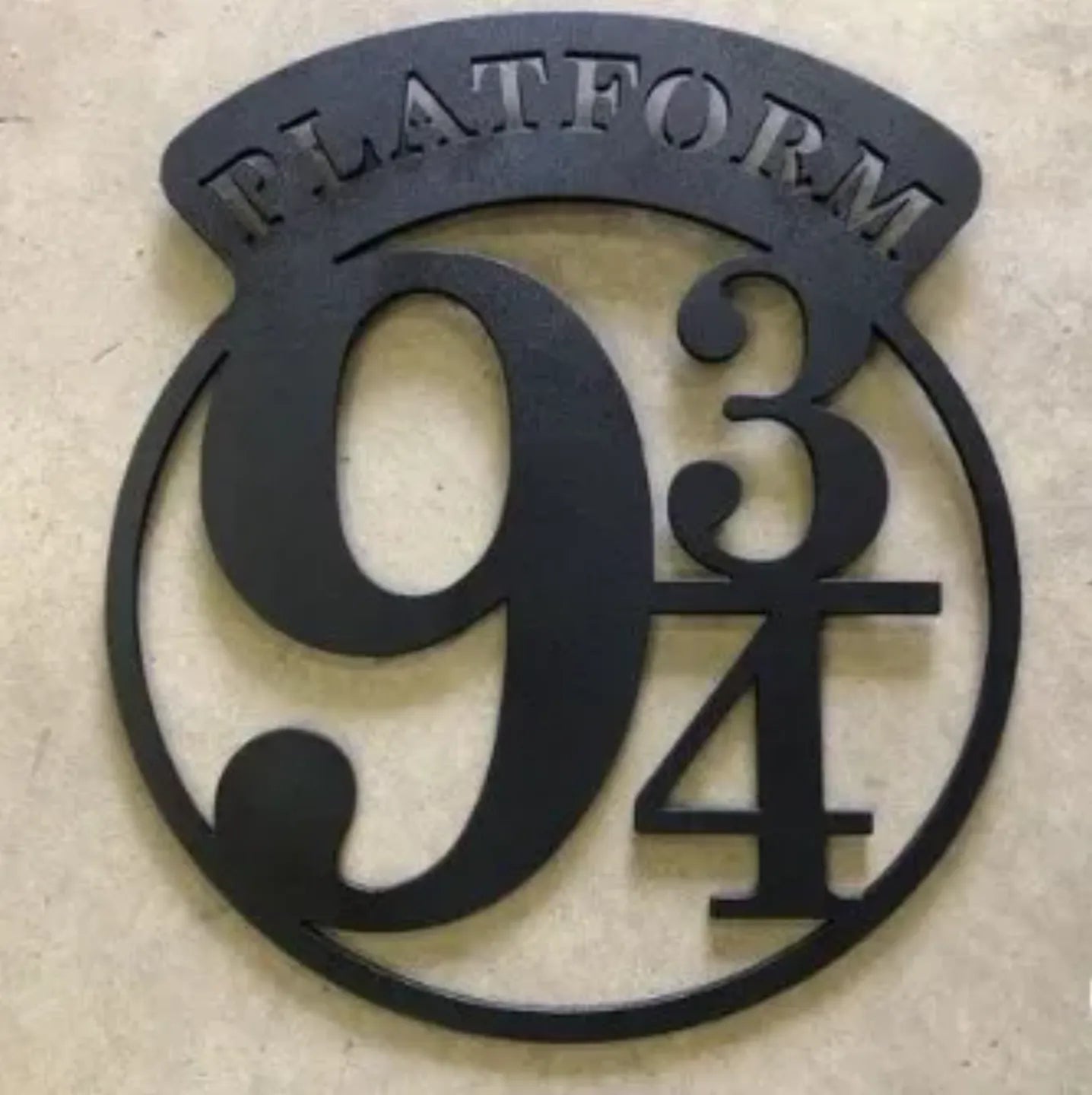 Harry Potter 9 3/4 sign