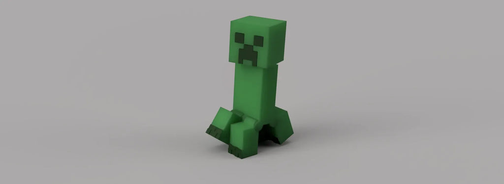 Articulated Minecraft Creeper: Print-In-Place