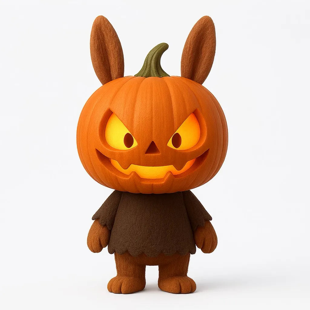 Pumpkin Labubu – Halloween Edition (also as Keychain!)